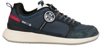 Uomo Sneakers Blu notte 40 Pelle Fibre tessili