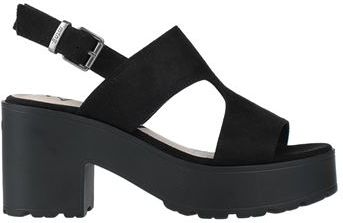 Donna Sandali Nero 40 Pelle