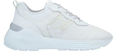 Uomo Sneakers Bianco 42 Pelle Fibre tessili