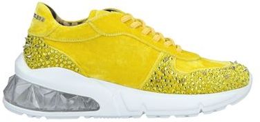 Donna Sneakers Giallo 36 Fibre tessili