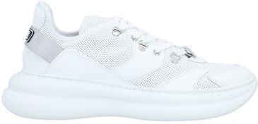 Donna Sneakers Bianco 36 Pelle Fibre tessili