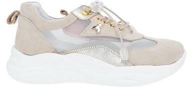 Donna Sneakers Beige 36 Pelle Fibre tessili