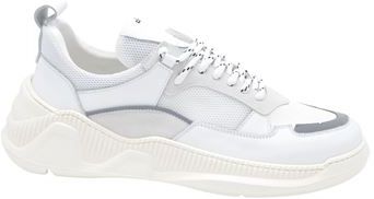 Uomo Sneakers Bianco 40 Pelle