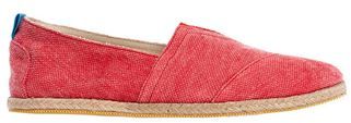 Uomo Espadrillas Rosso 40 100% Cotone