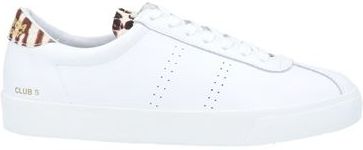 Donna Sneakers Bianco 35 Pelle Fibre tessili