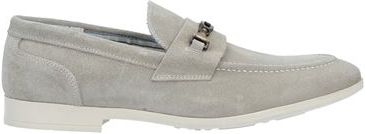 Uomo Mocassino Grigio chiaro 40 Pelle