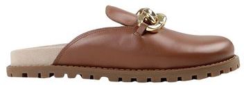 Donna Mules & Zoccoli Marrone EU36/IT36 100% Pelle di bovino