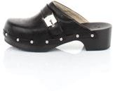 Donna Mules & Zoccoli Nero 37 Legno