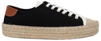 Donna Espadrillas Nero 36 Fibre tessili Pelle