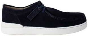 Uomo Sneakers Blu 40 Cuoio