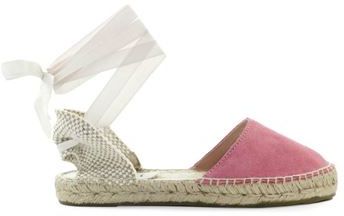 Donna Espadrillas Rosa 36 Pelle scamosciata