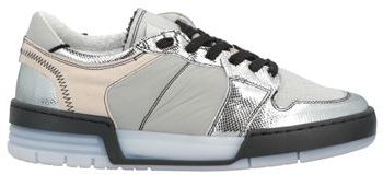 Donna Sneakers Grigio chiaro 36 Pelle Fibre tessili