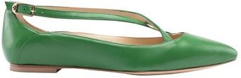 Donna Ballerine Verde 38.5 Pelle