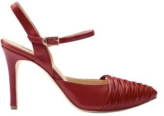 Donna Decolletes Rosso 37 Pelle