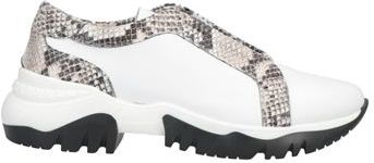 Donna Sneakers Bianco 37 Pelle