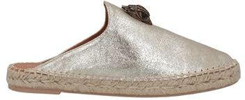 Donna Espadrillas Oro 36 Pelle