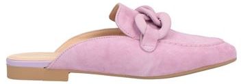 Donna Mules & Zoccoli Rosa 37 Pelle