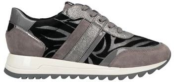 Donna Sneakers Khaki 35 Pelle Fibre tessili