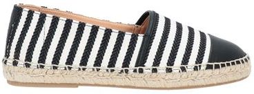 Donna Espadrillas Nero 35 Pelle Rafia naturale