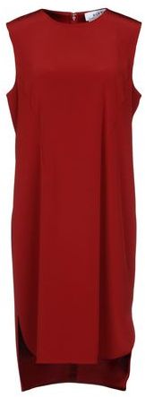 Donna Vestito corto Rosso M 83% Triacetato 17% Poliestere