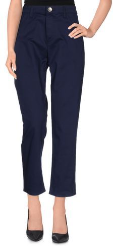 Donna Pantalone Blu scuro 27 97% Cotone 3% Elastan