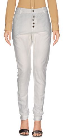 Donna Pantalone Bianco 29 55% Lino 45% Cotone