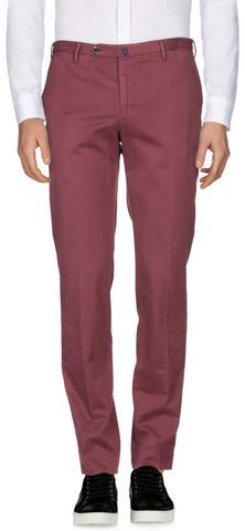 Uomo Pantalone Bordeaux 44 98% Cotone 2% Elastan