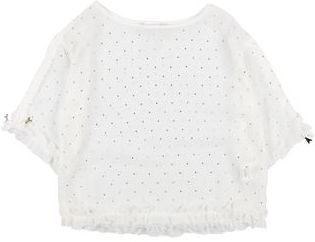 Bambina Blusa Bianco 10 100% Poliestere