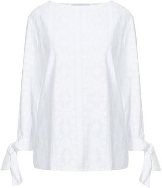 Donna Blusa Bianco 42 100% Cotone