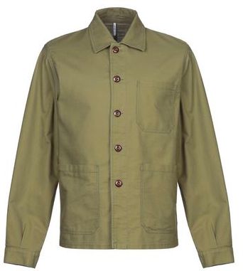 Uomo Camicia Verde militare XL 100% Cotone