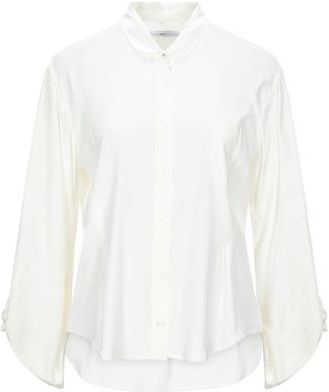 Donna Camicia Avorio 44 92% Seta 8% Elastan Rayon