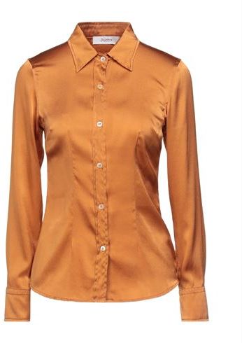 Donna Camicia Albicocca 40 94% Seta 6% Elastan