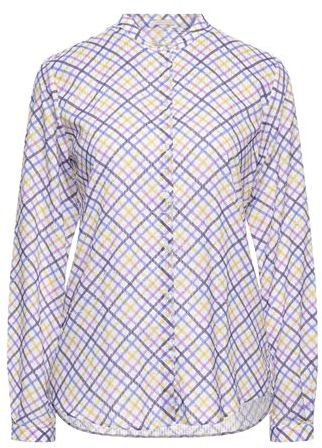 Donna Camicia Viola M 100% Cotone