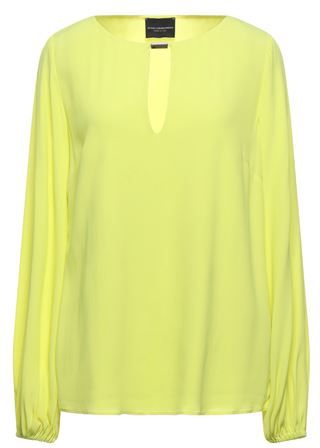 Donna Blusa Verde acido 40 65% Acetato 35% Seta