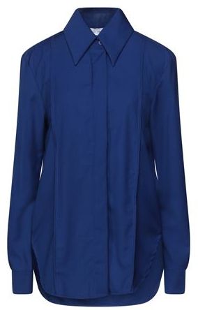 Donna Camicia Blu china S 75% Poliestere 25% Viscosa