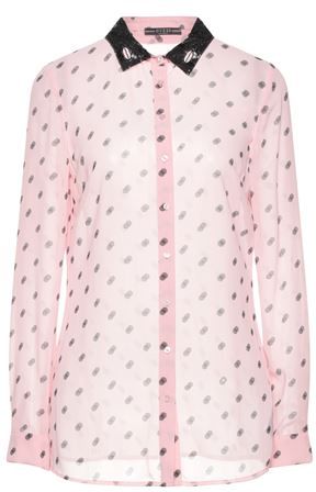 Donna Camicia Rosa S 100% Poliestere