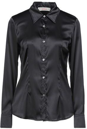 Donna Camicia Nero 40 94% Seta 6% Elastan