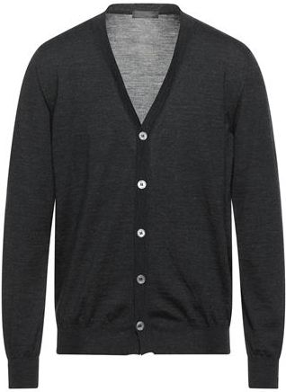 Uomo Cardigan Piombo 54 100% Lana Merino