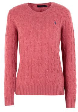 Donna Pullover Rosa antico S 90% Lana Merinos 10% Cachemire