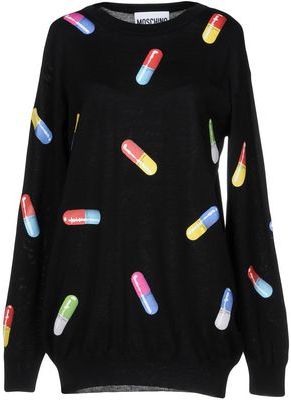 Donna Pullover Nero XS 100% Lana Vergine