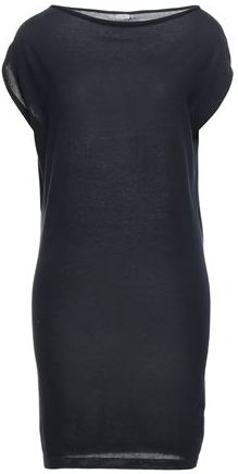 Donna Vestito corto Blu scuro 38 100% Cotone