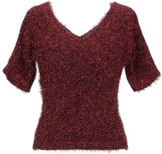 Donna Pullover Rosso one size 65% Poliammide 35% Poliestere