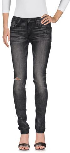 Donna Pantaloni jeans Antracite 27 92% Cotone 7% Poliestere 1% Elastan