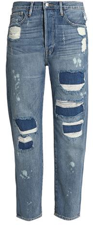 Donna Pantaloni jeans Blu 27 100% Cotone