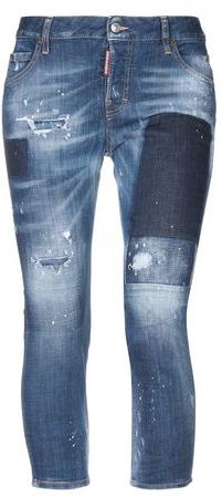 Donna Pantaloni jeans Blu 40 98% Cotone 2% Elastan