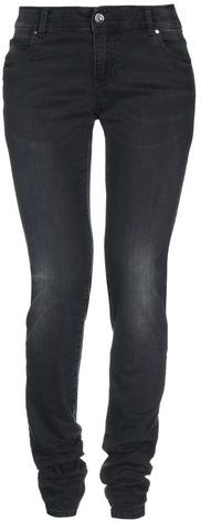 Donna Pantaloni jeans Nero 25 97% Cotone 3% Elastan