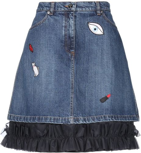 Denim skirts