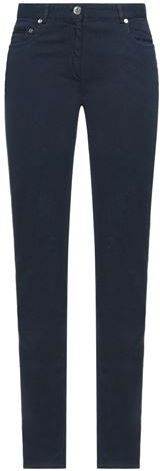 Donna Pantaloni jeans Blu scuro 42 99% Cotone 1% Elastan