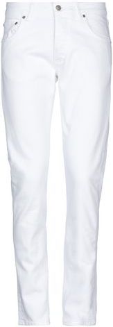 Uomo Pantaloni jeans Bianco 30 98% Cotone 2% Elastan