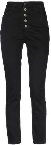 Donna Pantaloni jeans Nero 26 98% Cotone 2% Elastan